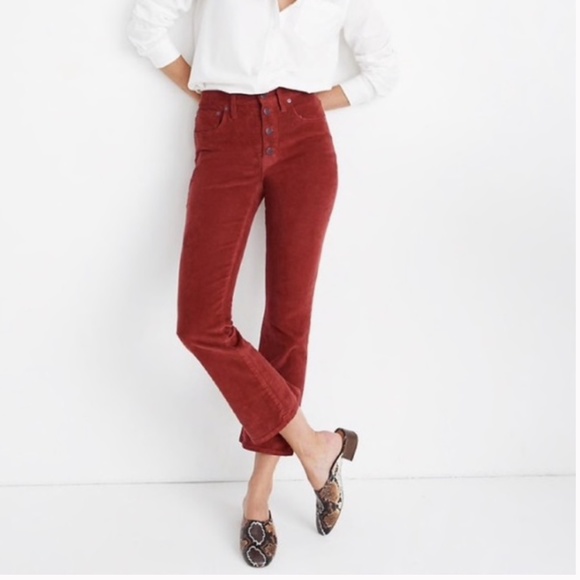 Madewell Denim - NEW MADEWELL Cali-Demi Boot Jeans in Corduroy 26